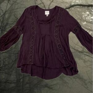 Whimsigoth Plum top
